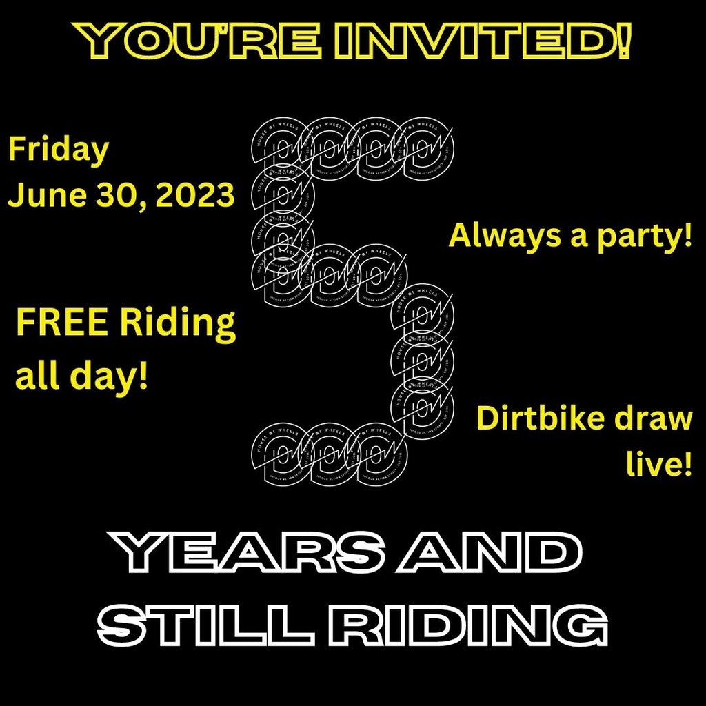 FREE RIDING! 5 YEARS AND STILL RIDING! - June 30th